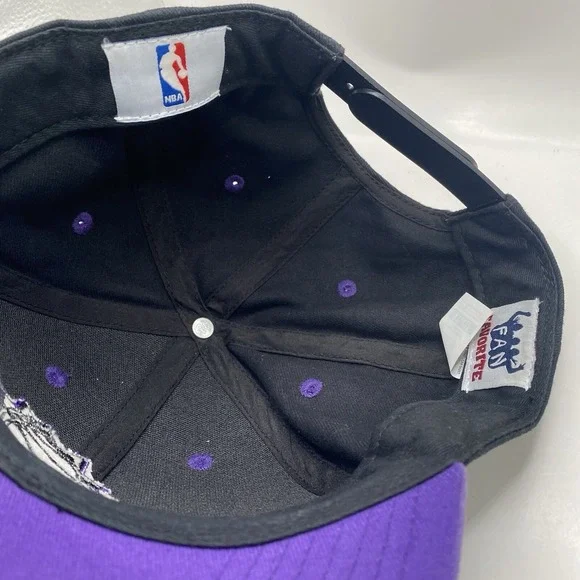 Phoenix Suns Hat Black Purple Strapback Adjustable Cleaned Dad Fan Favorite VGC - Picture 10 of 11